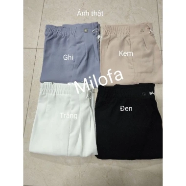 Quần baggy nữ lưng chun cạp cao vải quần tây công sở mã 888 - Giá 89.000 VND 7