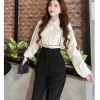 Quần baggy nữ vải tuyết mưa, cạp thun và 3 cúc, size 55-100kg, giảm còn 169k 3