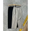 Quần baggy ruby mềm mịn, lưng cao tôn dáng, túi 2 bên kèm đai - 129.000 VND