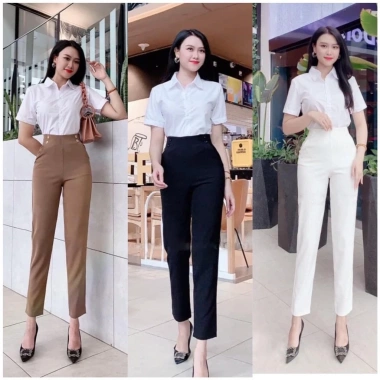 Quần baggy vải cao cấp cạp lưng cao - Quần nữ công sở chất đẹp, giảm giá 119k 6 Quần baggy vải cao cấp cạp lưng cao - Quần nữ công sở chất đẹp, giảm giá 119k 6