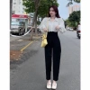 Quần bagyy nữ lưng cao, khóa sau hông, cạp cao vải tuyết mưa dày, co giãn nhẹ - 79.000đ 8
