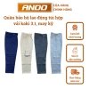 Quần bảo hộ lao động Ando - Quần lẻ túi hộp vải kaki 3/1, giảm giá 111.942đ