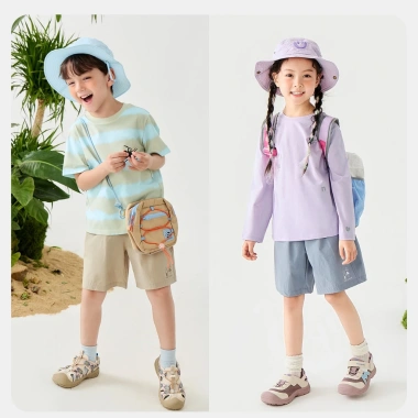 Quần bé gái Minibala thấm mồ hôi nhanh khô, thoáng khí mùa hè, short thời trang 5