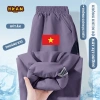 Quần bé trai chống muỗi mùa hè khô nhanh thoáng khí in cờ Việt Nam HKAM 9