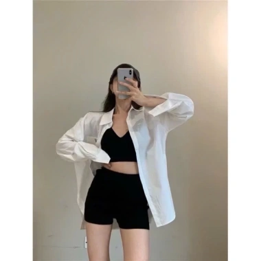 Quần Black Funoff Biker Short Nữ Dáng Ngắn Nâng Mông Giá 45k 6