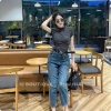 Quần Bò Jean Nữ Baggy Con Giãn Mềm Mịn Tôn Dáng + Belt Quảng Châu Cao Cấp 445.550₫ 2