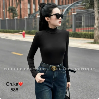 Quần Bò Jeans Nữ Baggy Co Giãn Rách Gấu Thêu Túi Sau Tôn Dáng Belt Quảng Châu Cao Cấp 3