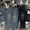 Quần Bò Jeans Nữ Baggy Co Giãn Rách Gấu Thêu Túi Sau Tôn Dáng Belt Quảng Châu Cao Cấp 10