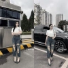 Quần Bò Jeans Nữ Baggy Lưng Cao Rách Tôn Dáng kèm Belt Quảng Châu Giá ưu đãi 427.5k