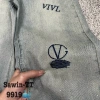 Quần Bò Jeans Nữ Co Giãn Dáng Suông, Thêu Đính Đá, Lưng Cao - Giá chỉ 418.000 6