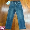 Quần Bò Jeans Nữ Co Giãn Lưng Cao Tôn Dáng Ống Đứng Kèm Belt Quảng Châu Cao Cấp 4
