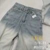 Quần Bò Jeans Nữ Dáng Suông Loang Họa Tiết Rách, Gối Lưng Cao, Kèm Belt Quảng Châu - 427.500₫ 7