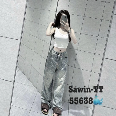 Quần Bò Jeans Nữ Dáng Suông Lưng Cao Tôn Dáng Quảng Châu Cao Cấp 427.500₫
