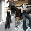 Quần Bò Jeans Nữ Dáng Suông Lưng Cao Tôn Dáng Quảng Châu Cao Cấp Giá 427.500 VND 3