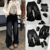Quần Bò Jeans Nữ Dáng Suông Lưng Cao Tôn Dáng Quảng Châu Cao Cấp Giá 427.500 VND 5