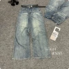 Quần Bò Jeans Nữ Dáng Suông Màu Xịn Xò Lưng Cao Kèm Belt Cao Cấp Quảng Châu 5