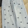 Quần Bò Jeans Nữ Đính Đá Thêu - Dáng Suông Lưng Cao, Tôn Dáng, Quảng Châu Cao Cấp - 427.500₫ 5