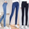 Quần bò nữ ôm skinny co giãn 4 màu Trắng Xanh đậm Xanh nhạt Đen Giá chỉ 119k