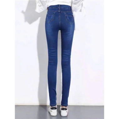 Quần bò nữ ôm skinny co giãn 4 màu Trắng Xanh đậm Xanh nhạt Đen Giá chỉ 119k 9 Quần bò nữ ôm skinny co giãn 4 màu Trắng Xanh đậm Xanh nhạt Đen Giá chỉ 119k 9