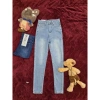 Quần bò nữ ôm skinny co giãn 4 màu Trắng Xanh đậm Xanh nhạt Đen Giá chỉ 119k 10