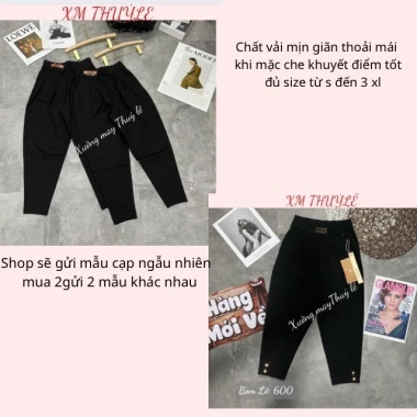 Quần bom dáng lỡ UMI Hàn - Quần ngố nữ co giãn 4 chiều siêu rẻ 75k 6