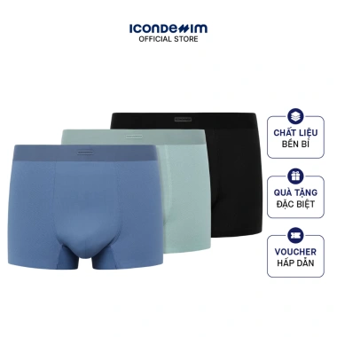 Quần Boxer Nam ICONDENIM Active Logo BXID59 – Thoáng mát, co giãn, giá 120k Quần Boxer Nam ICONDENIM Active Logo BXID59 – Thoáng mát, co giãn, giá 120k