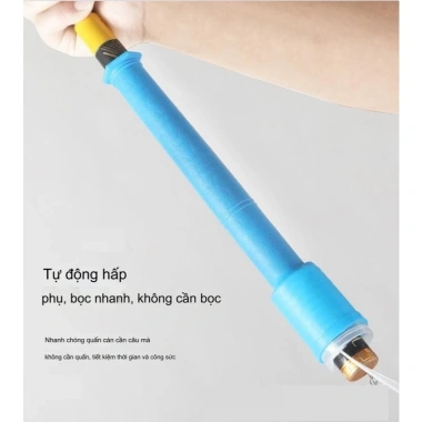 Quấn Cán Cần Câu Màng Co Tự Rút 3D - Bọc Cao Su, Vòng Chống Trôi - 29.900đ