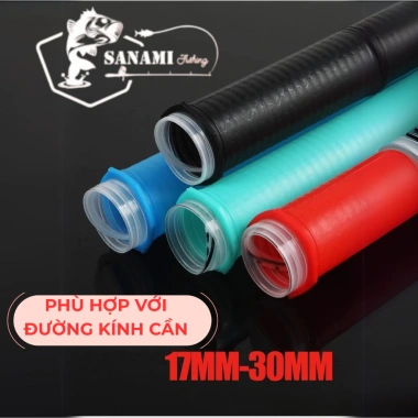 Quấn Cán Cần Câu Màng Co Tự Rút 3D và Bọc Cao Su, Cuấn Cán PK11 Vòng Chống Trôi Giá chỉ 33.900 VND