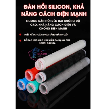 Quấn Cán Cần Câu Màng Co Tự Rút 3D và Bọc Cao Su, Cuấn Cán PK11 Vòng Chống Trôi Giá chỉ 33.900 VND