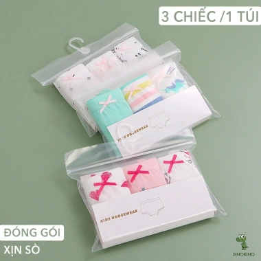 Quần chip bé gái DINOKING Combo 3 chiếc cotton cao cấp mềm bảo vệ vùng kín 165k 3
