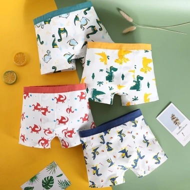 Quần chip bé trai BabyloveGO lót boxer cotton giãn mềm mại - Giá 69.000 giảm từ 89.700