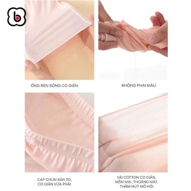 Quần chip đùi cotton bé gái BabyloveGO BH7.002: mềm mịn, thấm hút, kháng khuẩn 3
