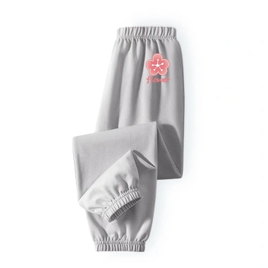 Quần Chống Muỗi Bé Gái 100% Cotton Mùa Hè - Thời Trang In Họa Tiết Thỏ Hoa, 120k