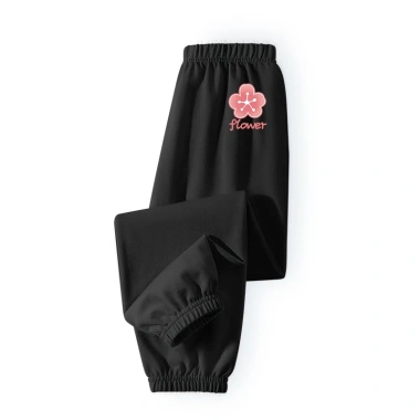 Quần Chống Muỗi Bé Gái 100% Cotton Mùa Hè - Thời Trang In Họa Tiết Thỏ Hoa, 120k