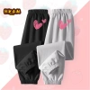 Quần Chống Muỗi Bé Gái 100% Cotton Mùa Hè Thời Trang In Họa Tiết Tình Yêu