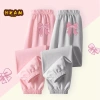 Quần Chống Muỗi Bé Gái 100% Cotton Mùa Hè - Thời Trang Nơ In Họa Tiết Giá 120k