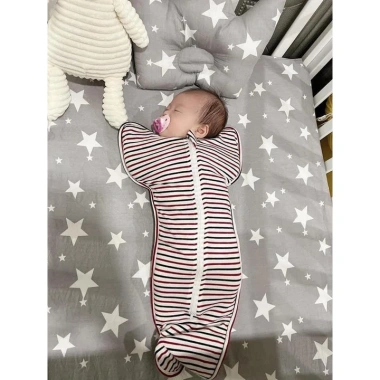 Quấn chũn ủ nhộng Unibaby - Túi ngủ sọc nhiều màu, giúp bé sơ sinh ngủ ngon, giảm giá 18%