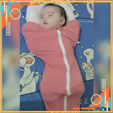 Quấn chũn ủ nhộng Unibaby - Túi ngủ sọc nhiều màu, giúp bé sơ sinh ngủ ngon, giảm giá 18%
