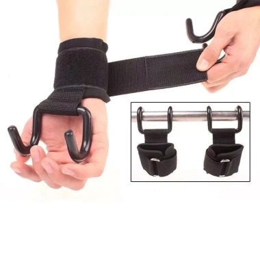 Quấn cổ tay tập gym có móc cho nam nữ tập tạ xà đơn FREE SHIP 27.429₫