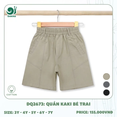 Quần Cộc Bé Trai Cotton 13-25kg 3-7 tuổi DQ2.111 DQ2.025 DQ2.673 - Giá 109k