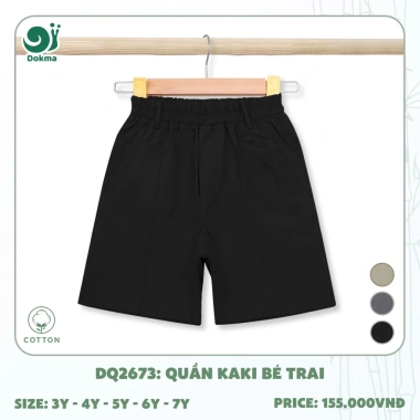 Quần Cộc Bé Trai Cotton 13-25kg 3-7 tuổi DQ2.111 DQ2.025 DQ2.673 - Giá 109k 4