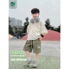 Quần Cộc Kaki Túi Hộp Bé Trai 30-45kg Dokma DQ2.579 Giá ưu đãi 185k Thoải mái 7