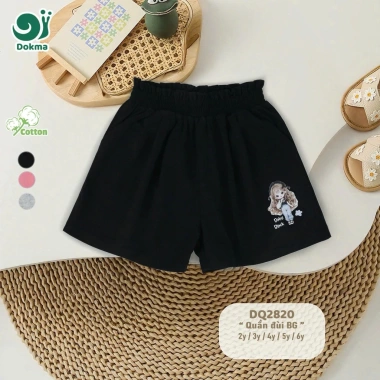Quần Cộc & Legging Cotton Dokma Bé Gái 11-25kg 2-7Y - Siêu mềm, Đệm 2 màu, Giá 69k 5