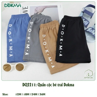 Quần Cộc và Chục Cotton Dokma DQ2.183 DQ2.211 cho Bé 9-13kg/9-36M - Giá 65.000đ