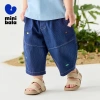 Quần crop Denim Minibala Boys Cocoon cho bé trai, thoáng khí, mềm mại, giá 630.720đ 5