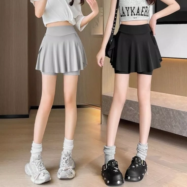 Quần Culottes Hai Mảnh Yu Zhaolin Nữ Mùa Hè - Túi tiện, Kích cỡ lớn, Giá 170.262 VND