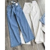 Quần Culottes Jeans Trơn Lưng Cao Dây Thắt Eo ZARA - Giá Ưu Đãi 395.000₫