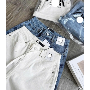 Quần Culottes Jeans Trơn Lưng Cao Dây Thắt Eo ZARA - Giá Ưu Đãi 395.000₫ 3 Quần Culottes Jeans Trơn Lưng Cao Dây Thắt Eo ZARA - Giá Ưu Đãi 395.000₫ 3