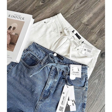 Quần Culottes Jeans Trơn Lưng Cao Dây Thắt Eo ZARA - Giá Ưu Đãi 395.000₫ 4 Quần Culottes Jeans Trơn Lưng Cao Dây Thắt Eo ZARA - Giá Ưu Đãi 395.000₫ 4