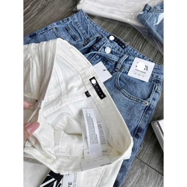 Quần Culottes Jeans Trơn Lưng Cao Dây Thắt Eo ZARA - Giá Ưu Đãi 395.000₫ 5 Quần Culottes Jeans Trơn Lưng Cao Dây Thắt Eo ZARA - Giá Ưu Đãi 395.000₫ 5